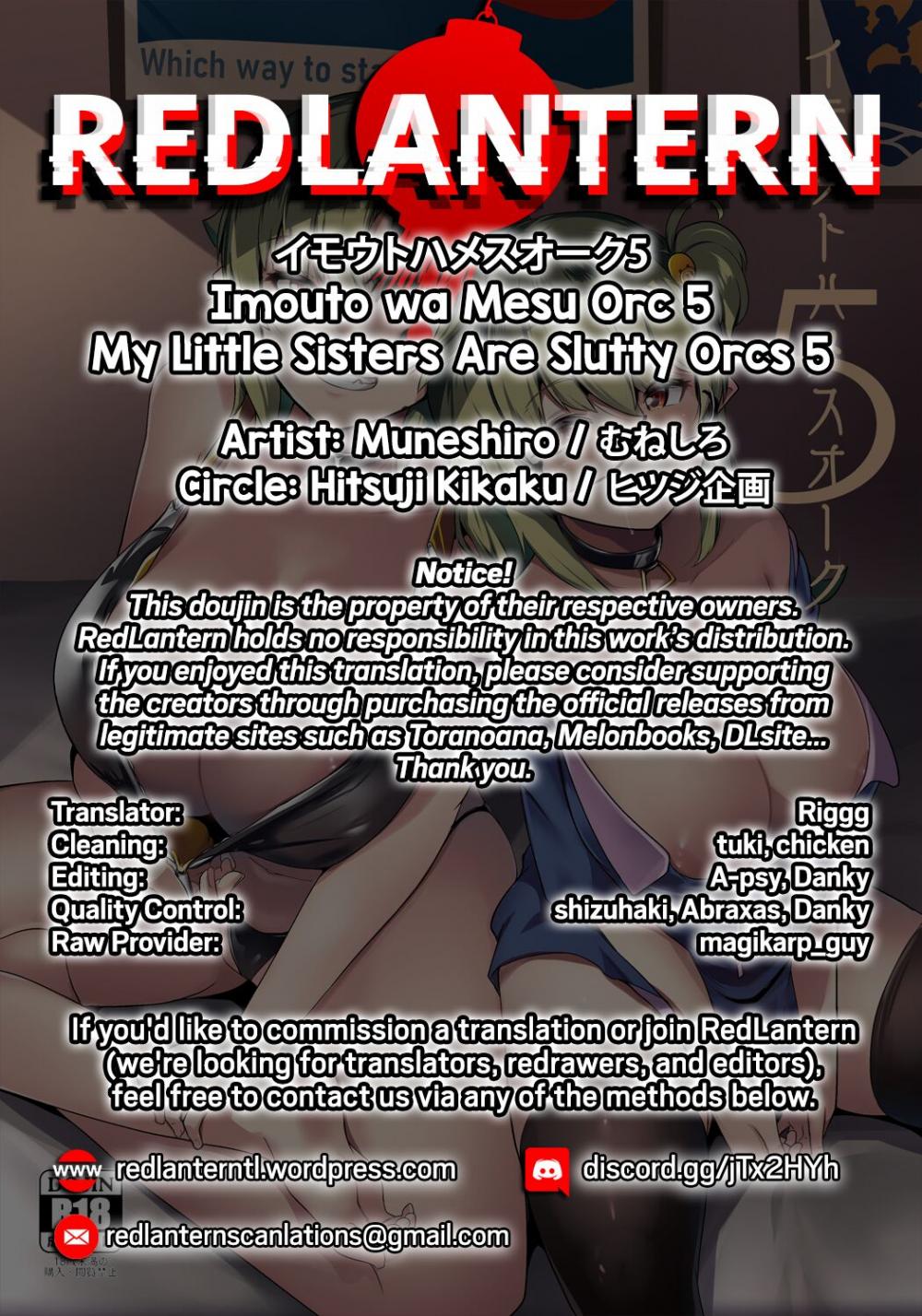 Hentai Manga Comic-My Little Sisters are Slutty Orcs 5-Read-30